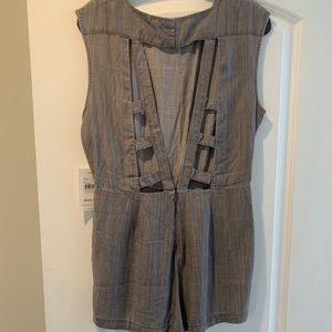 NWT RVCA Open Back Romper